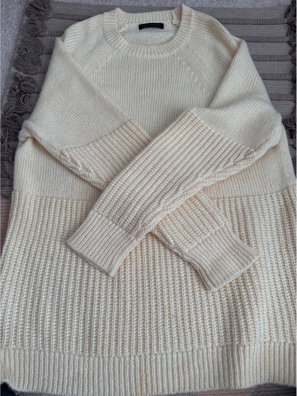 Banana Republic Crew Knit Sweater made with Italian Yarn, size XL